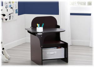 Delta Children MySize Chair Desk With Storage Bin,...