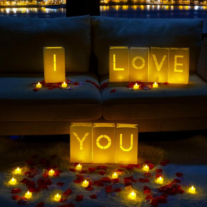 Homemory I Love You Light Up Letters Proposal Deco...