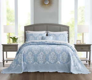 HZ & HY Oversized King Bedspread 128x120 Extra Wid...
