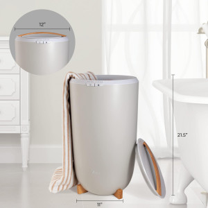 Zadro TWB Towel Warmer, Large | 20L | 12" Dia. x 2...