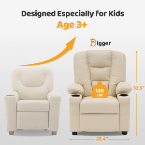 MCombo Big Kids Recliner for Ages 3+, Child Reclin...