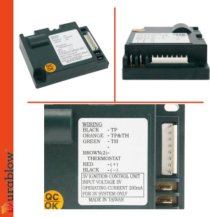 Durablow Fireplace Electronic IPI Control Module,...