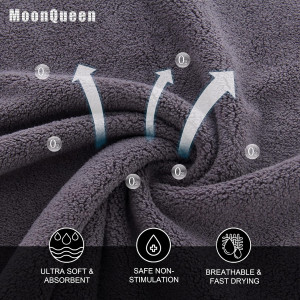 MOONQUEEN Ultra Soft Premium Washcloths Set - 12 x...