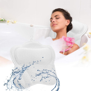 Luxury Bath Pillow for Tub BathTub Pillow Spa Pill...