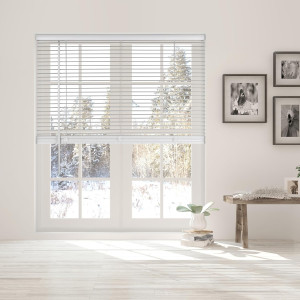 Calyx Interiors Cordless White 1” Light Filtering...