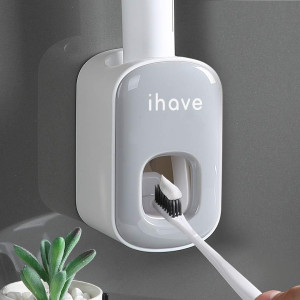 iHave Toothpaste Dispenser Wall Mount for Bathroom...