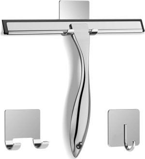 All-Purpose Stainless Steel Shower Squeegee for Sh...