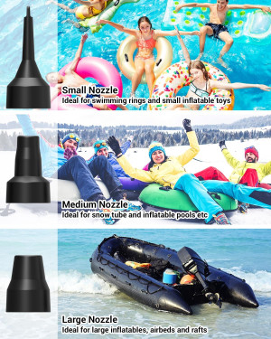 Dr.meter Electric Air Pump for Mattress, 3 Ways Po...