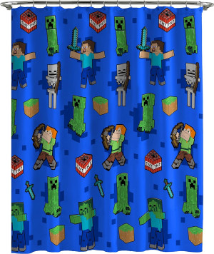 Jay Franco Minecraft Creeper TNT 14 Piece Bathroom...