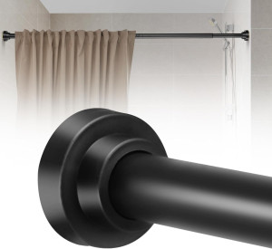 Shower Curtain Rod 31-80 in Adjustable Curtain Rod...