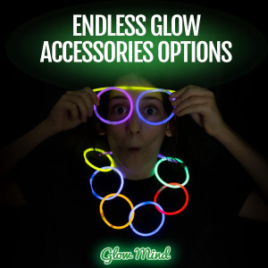 100 Ultra Bright Glow Sticks Bulk - Halloween Glow...