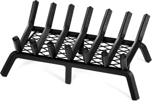 INNO STAGE Fireplace Grates with Ember Retainer- 2...