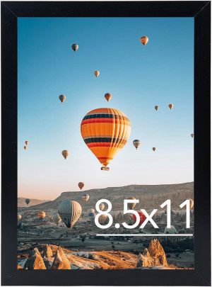 8.5x11 inch Picture Frame Black for Certificate Po...