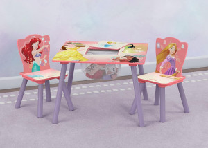 Kids Table and Chair Set with Storage (2 Chairs In...