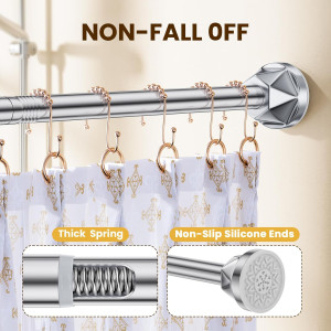 Shower Curtain Rod 27-80 Inches, No Drill Shower R...