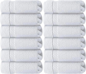 WhiteClassic Luxury Cotton Washcloths - Large Hote...