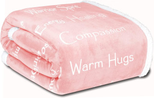 Compassion Blanket - Strength Courage Super Warm H...
