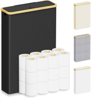 SpaceAid Extra Large Toilet Paper Storage with Lid...