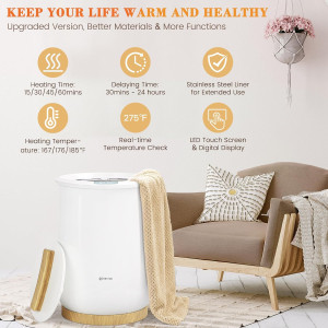 Keenray Upgraded Towel Warmer Bucket, Large Towel...