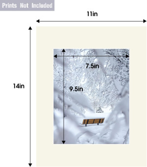 Golden State Art, Pack of 20 Mixed Colors 11x14 Pi...