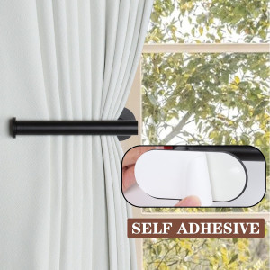 2 Pack Adhesive Curtain Holdbacks Curtain Tie Back...