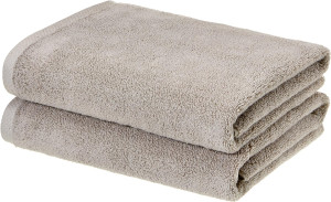 Amazon Basics 100% Cotton Quick-Dry Bath Towel, 2-...