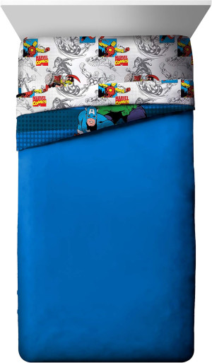 Marvel Avengers Good Guys Twin/Full Comforter - Su...