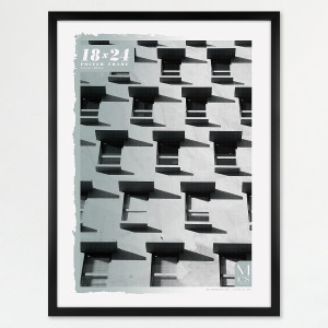 MCS Foundation 18x24 Poster Frame Traditional Blac...