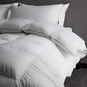 Luxury White Down Comforter King Size - All Down F...