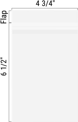 Golden State Art, 100 Pack Clear Bags for Mats, Pi...