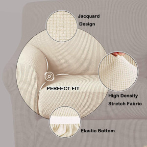 Turquoize 2 Piece Chair Covers Chair Slipcovers fo...