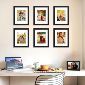 decorUhome 8x10 Picture Frame, Display Pictures 5x...
