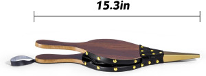 15.5" x 6.5" Fireplace Wood Bellows Fireplace Bell...