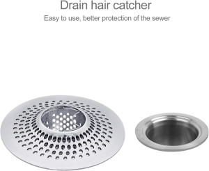 LEKEYE Drain Hair Catcher/Bathtub Shower Drain Hai...