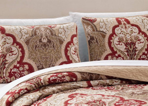 Kids Zone Home Linen Bedspread Set Damask Pattern...