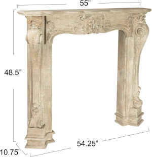 Decorative Wood Fireplace Mantel