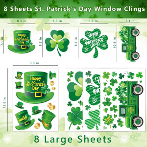 St. Patrick's Day Window Cling Decorations for Gla...