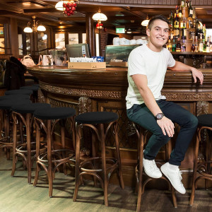 Black Bar Stool Covers Round, 2 Pcs High Elastic C...