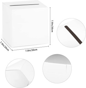 White Card Box Wedding Favors Post Box Cardboard R...