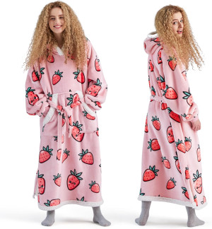 Bedsure Oversized Wearable Blanket Hoodie for Wome...