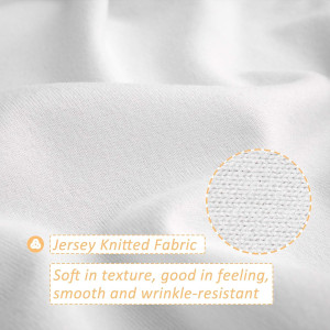 Stretch Jersey Box Spring Cover Wrap Around, Bed S...