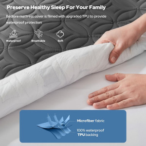 BEDLORE Waterproof Mattress Protector, Queen Size...