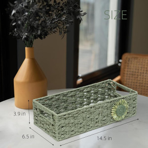 Toilet Paper Basket for Tank Top Bathroom Baskets...