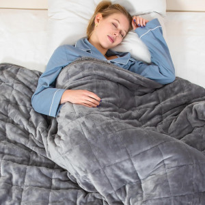 DAILYLIFE Heated Weighted Blanket, Electric Blanke...