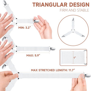Bed Sheet Straps, Upgrade Fitted Bed Sheet Holders...