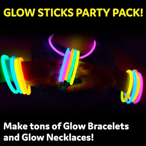 PartySticks 100 Ultra Bright Glow Sticks Bracelets...