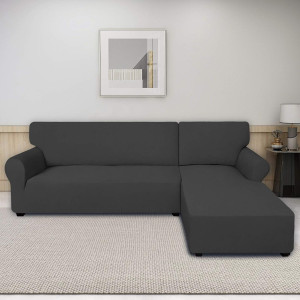 PureFit Super Stretch Sectional Couch Covers - 2 p...