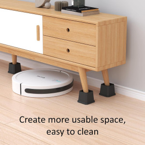 Bed Risers 3 Inch Heavy Duty Bed Elevators, Set of...