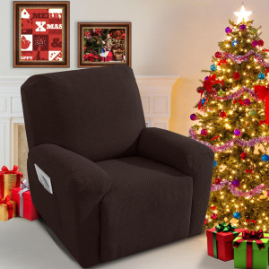 JIVINER 4-Piece Recliner Chair Covers Stretch Jacq...