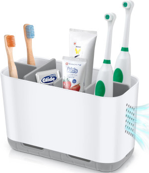 Boperzi Toothbrush and Toothpaste Holder Drainage...